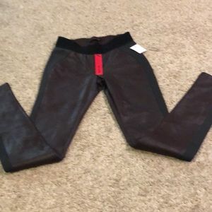 EVLEO XS Brown Stretch Material Pant Leggings